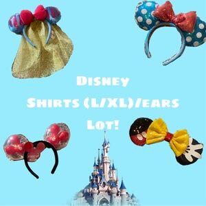 Disney shirts/ears lot!